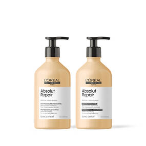 L'ORÉAL PROFESSIONNEL ABSOLUT REPAIR INSTANT RESURFACING SHAMPOO + CONDITIONER DUO