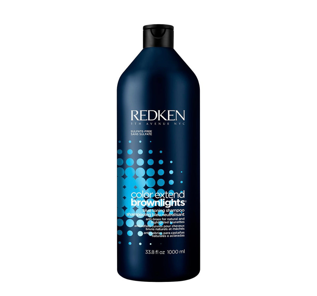 Redken Color Extend Brownlights Blue Toning Sulfate-Free Shampoo Liter